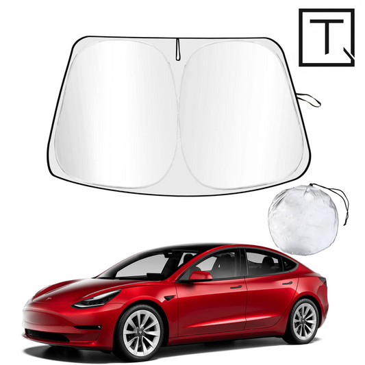 Tesla Model 3 & Y Windshield Sun Shade - Ultimate Sun Protection and Stylish Car Parasol